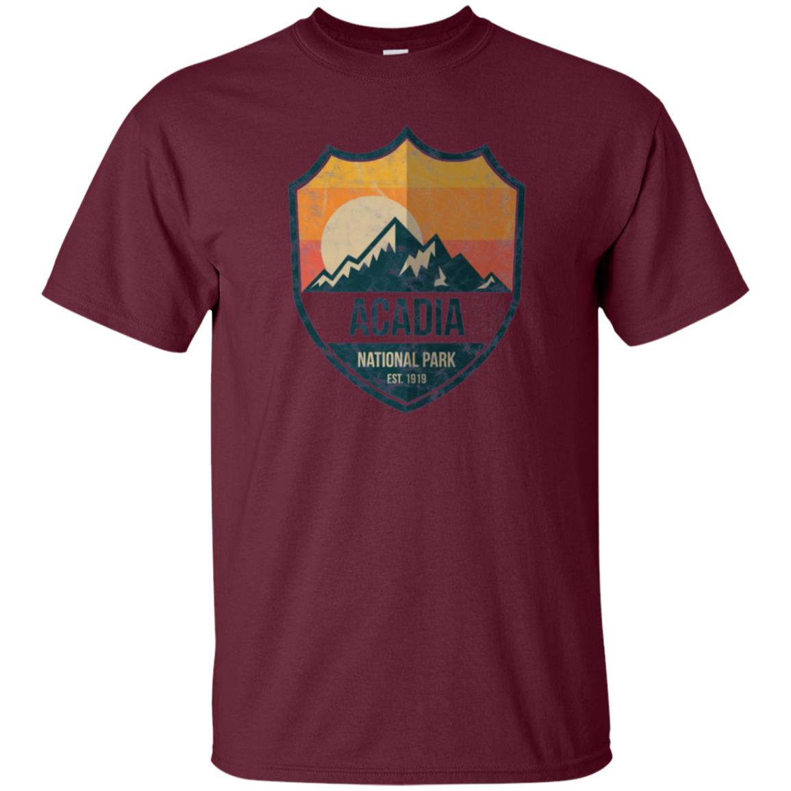 Acadia National Park T Shirt Maine Souvenir Gift Shirt
