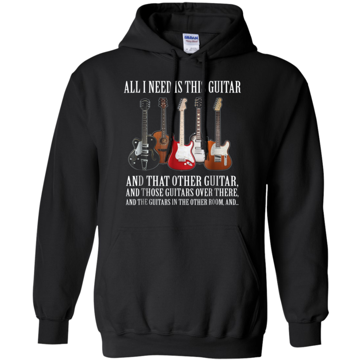All I Need Is This Guitar TShirt True Story About Guitarists