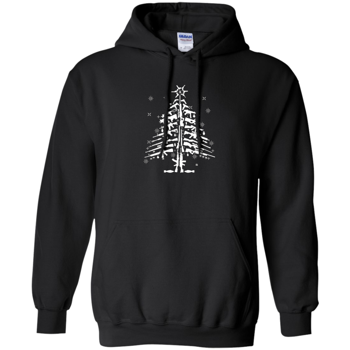 Assault Rifle Handgun Gun Christmas Tree - Funny Guns M4