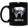 Image of American Bulldog Merica t-shirt - Patriot Patriotic