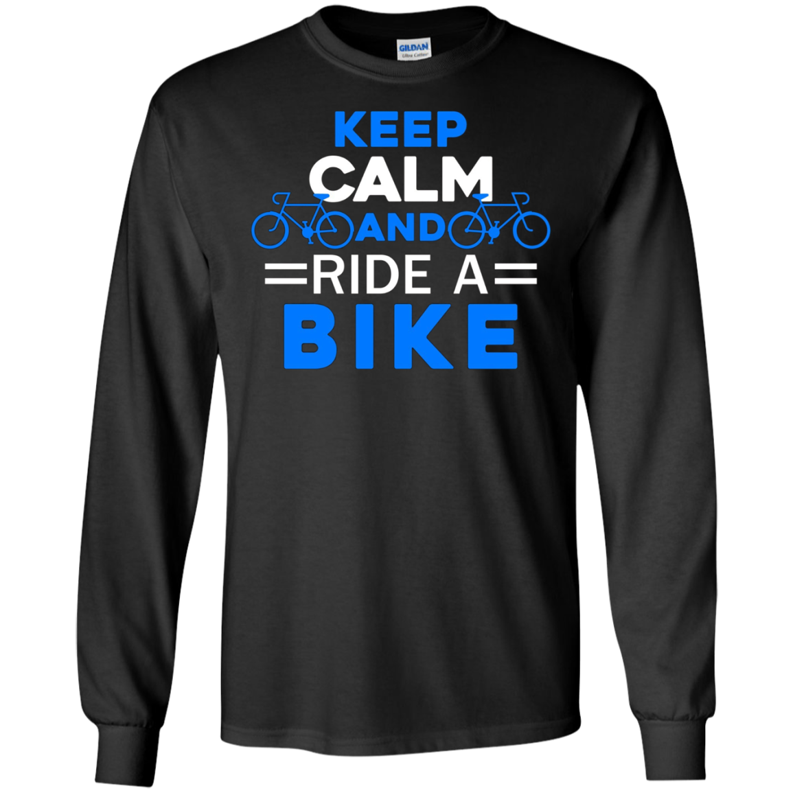 Bike Shirt - Keep Calm And Ride A Bike Tshirt