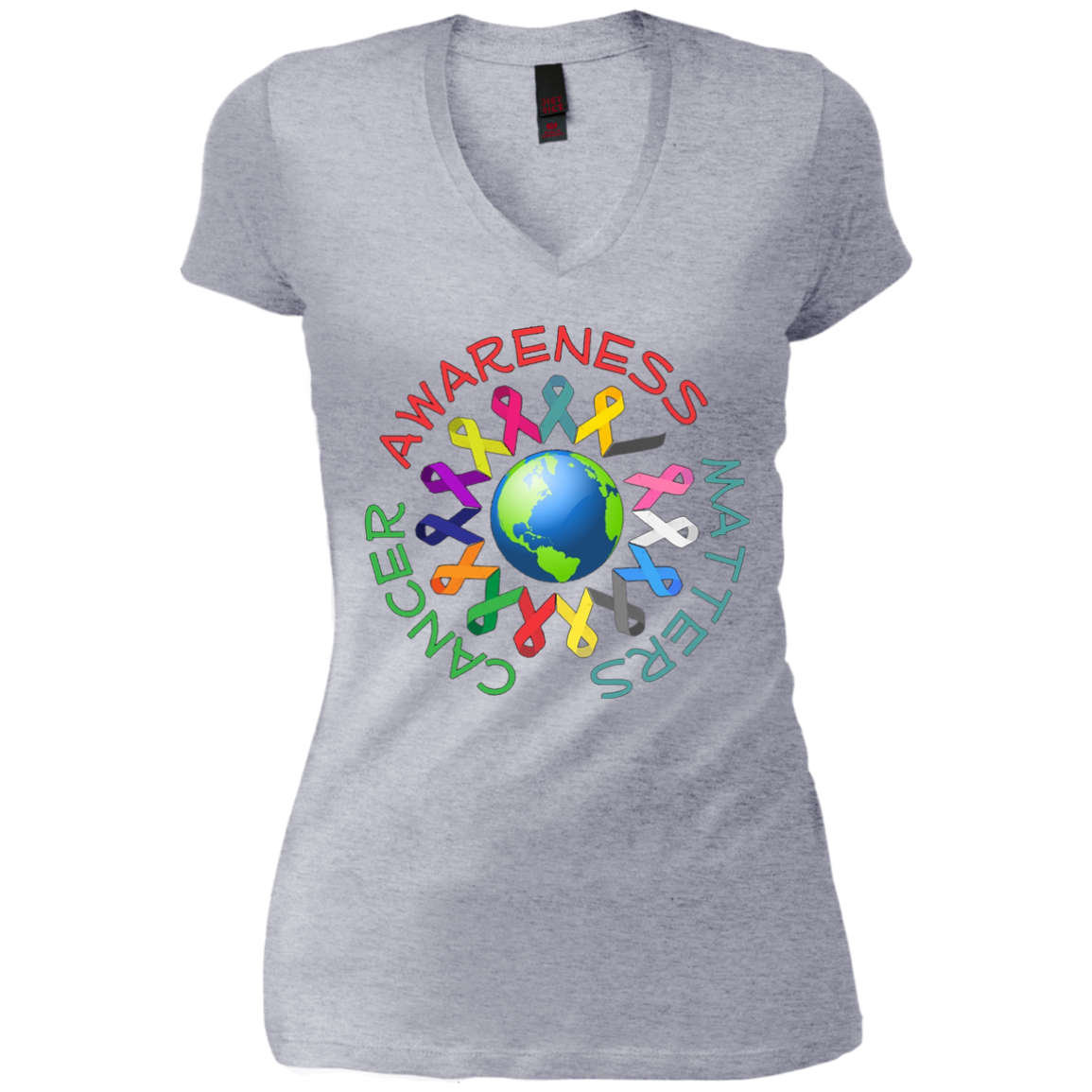 All cancer Ribbons for all cancer aware t - shirt