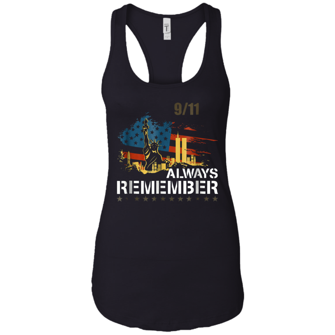 Always Remember 9/11 Patriot Day Memorial Tshirt