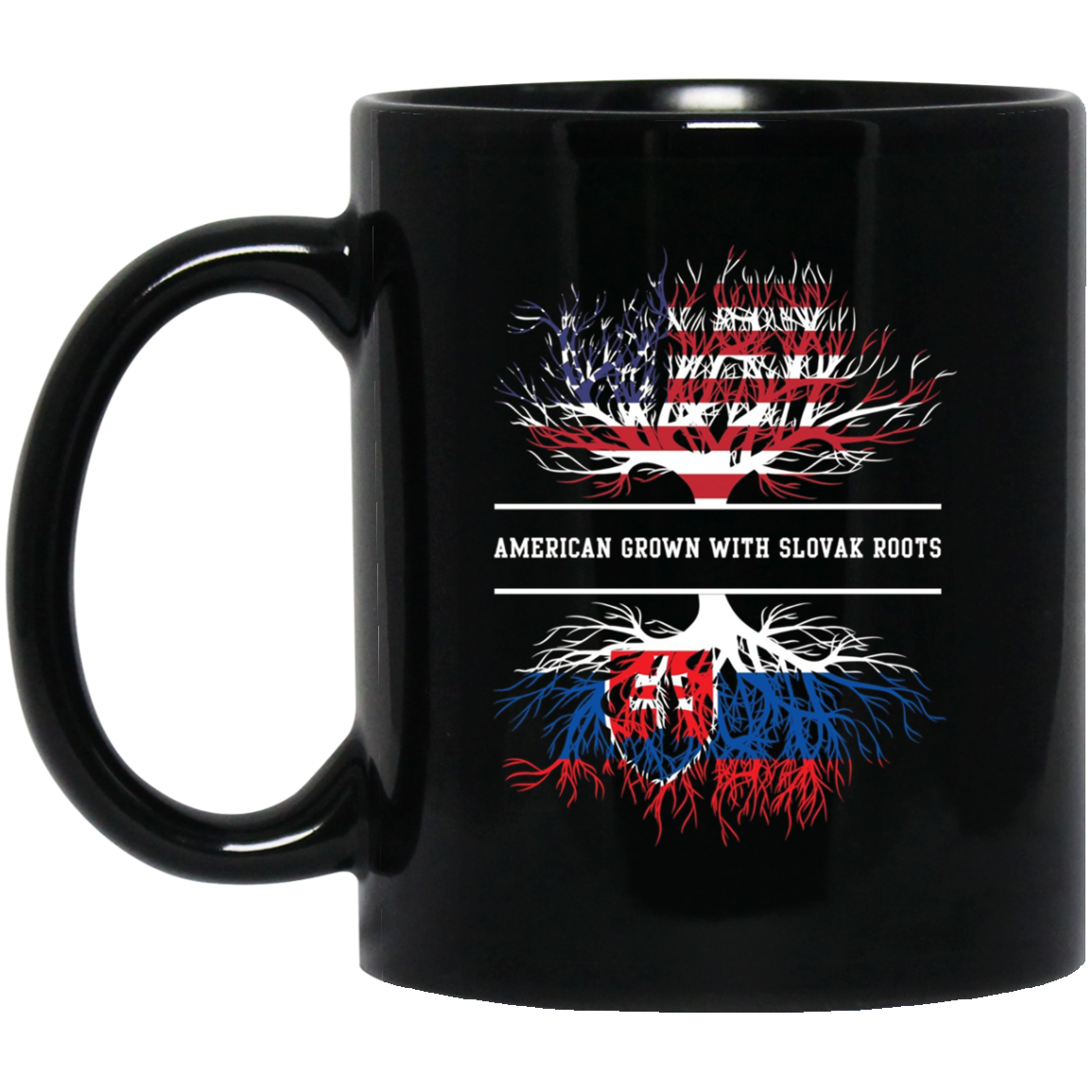 American Grown With Slovak Roots T-Shirt Slovakia Tee