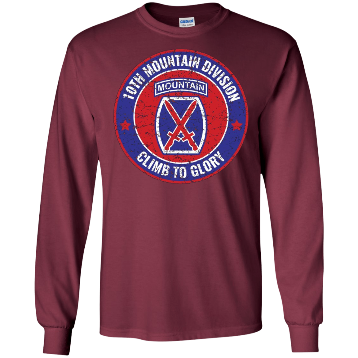 10th Mountain Division T Shirt Climb To Glory 20550