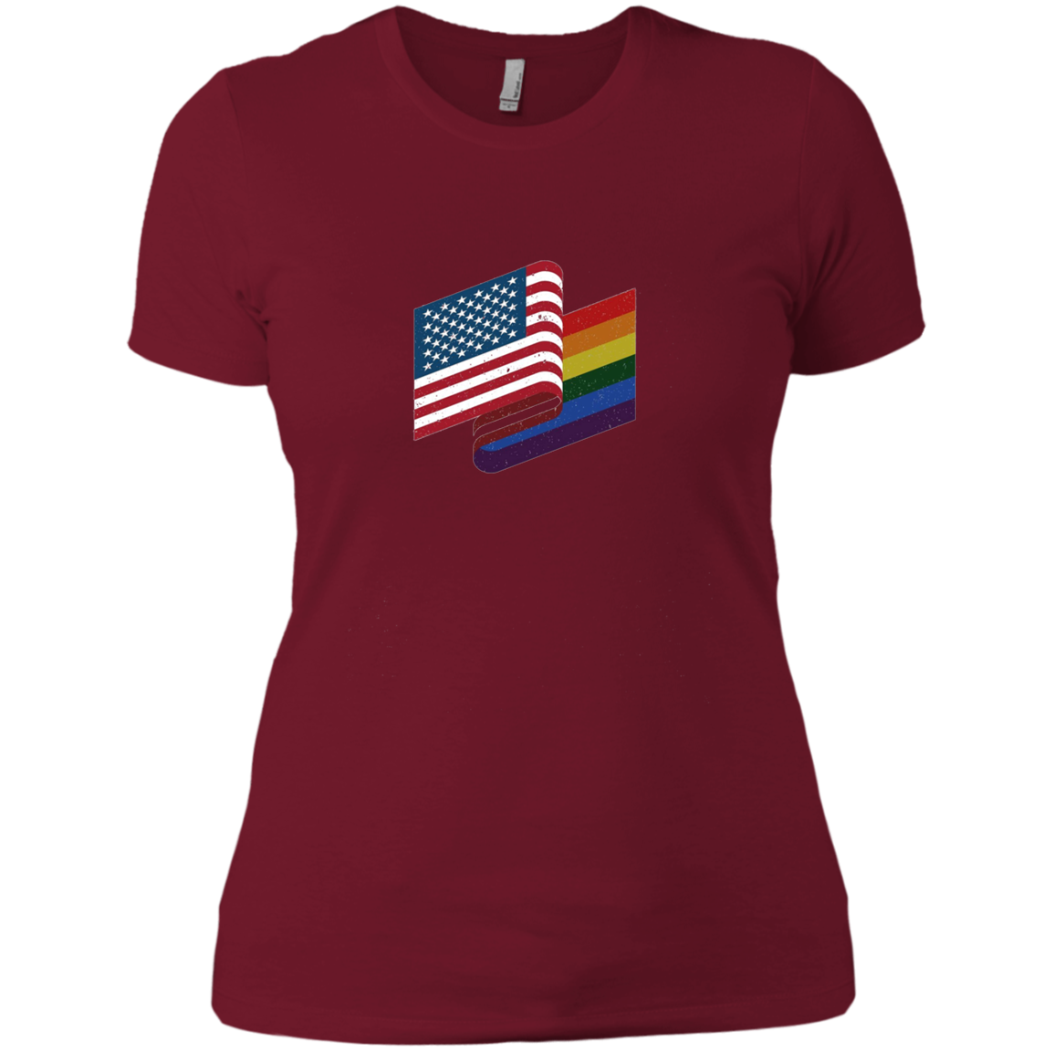 American Gay Flag Shirt, LGBT America Pride, 4th of July Tee