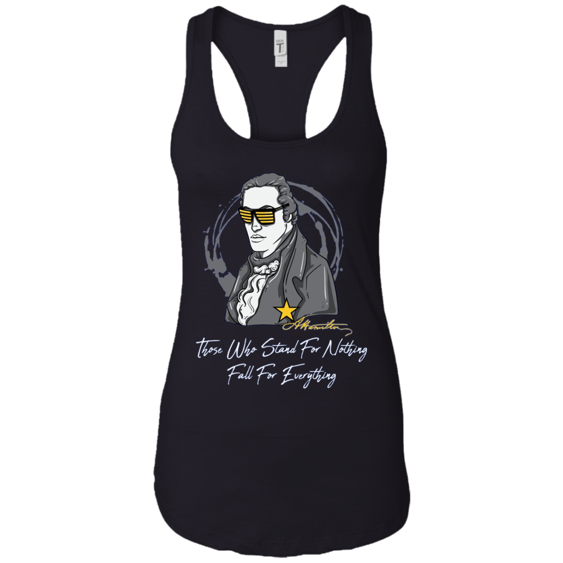 Alexander Hamilton Long Sleeve T-Shirt Founding Fathers USA