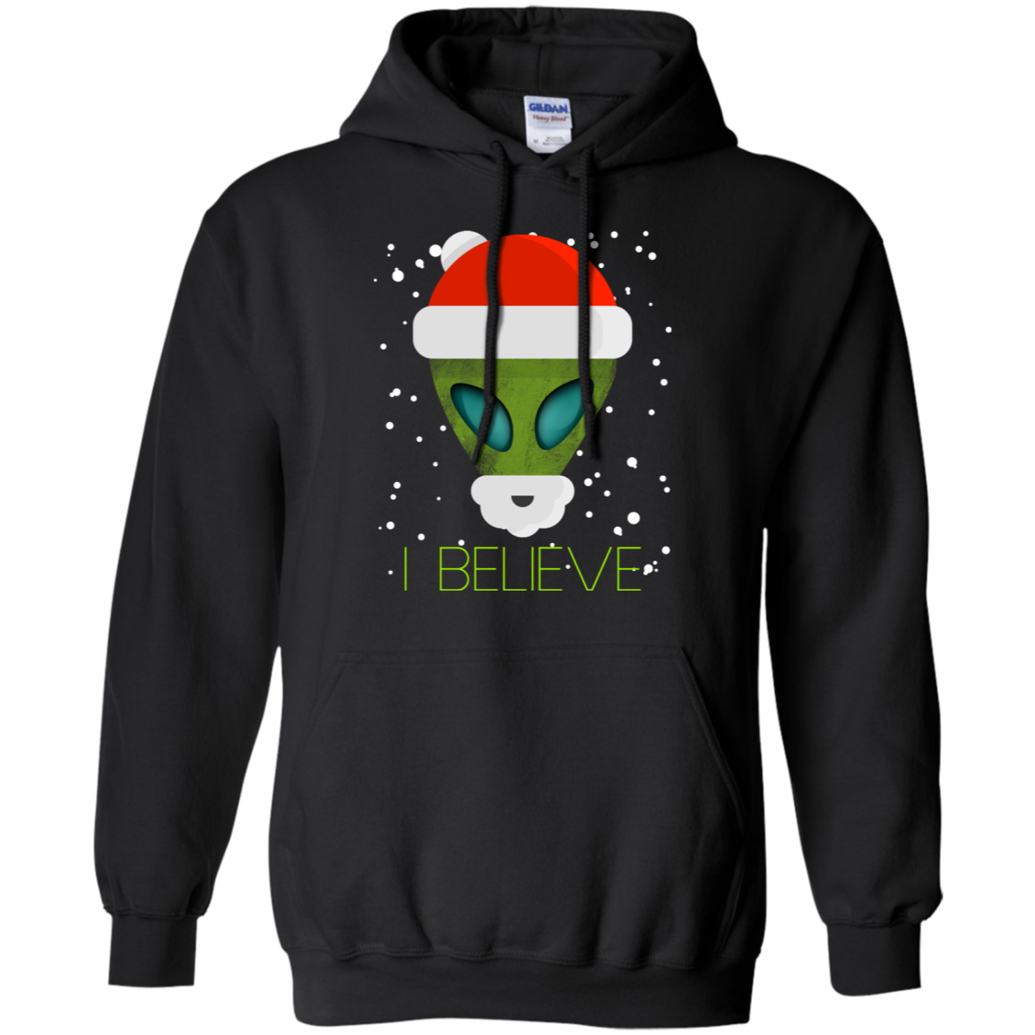 Alien Funny Christmas Tee Shirt I Believe Cute Ufo Gift