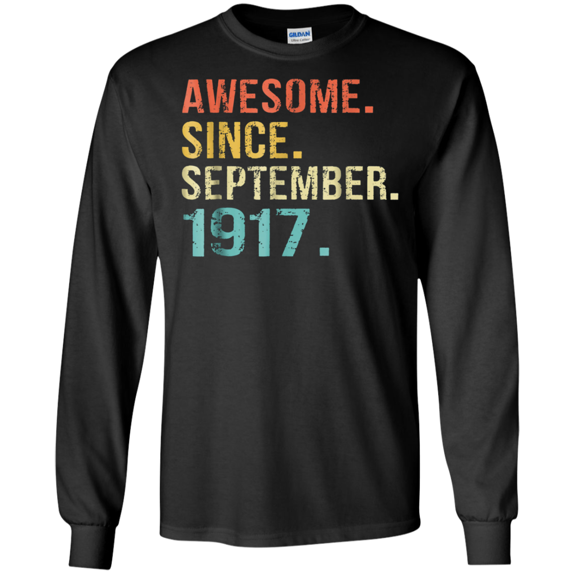 101st Birthday gift 101 Years Old Awesome Since September