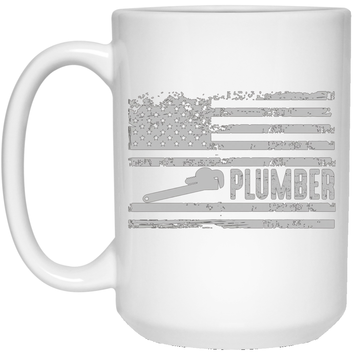 American Plumber United States Flag Gift T-Shirt