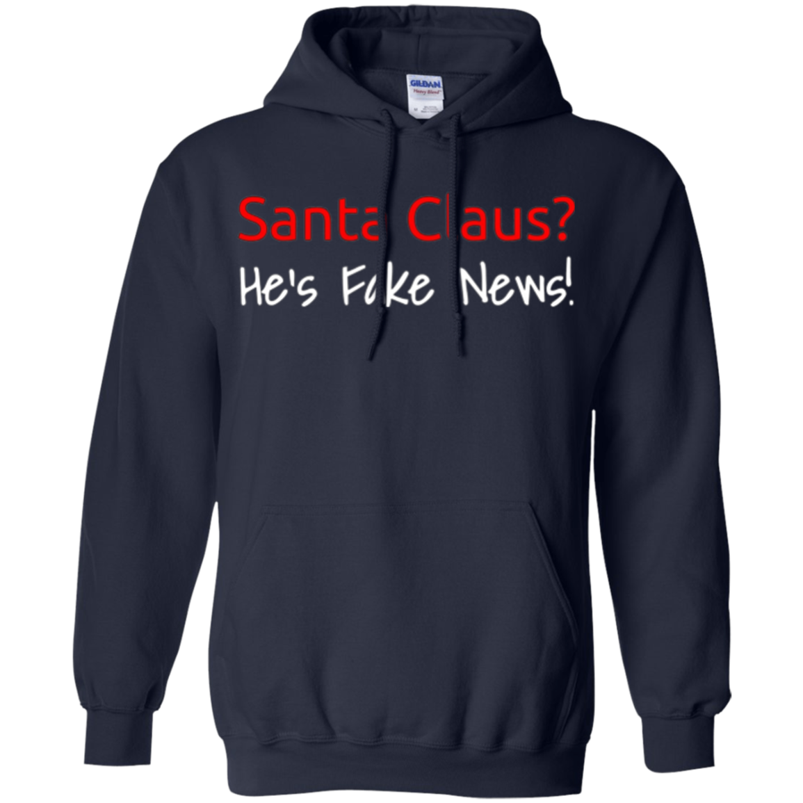 Santa Fake News T-Shirt Trump Joke Funny Christmas Gift