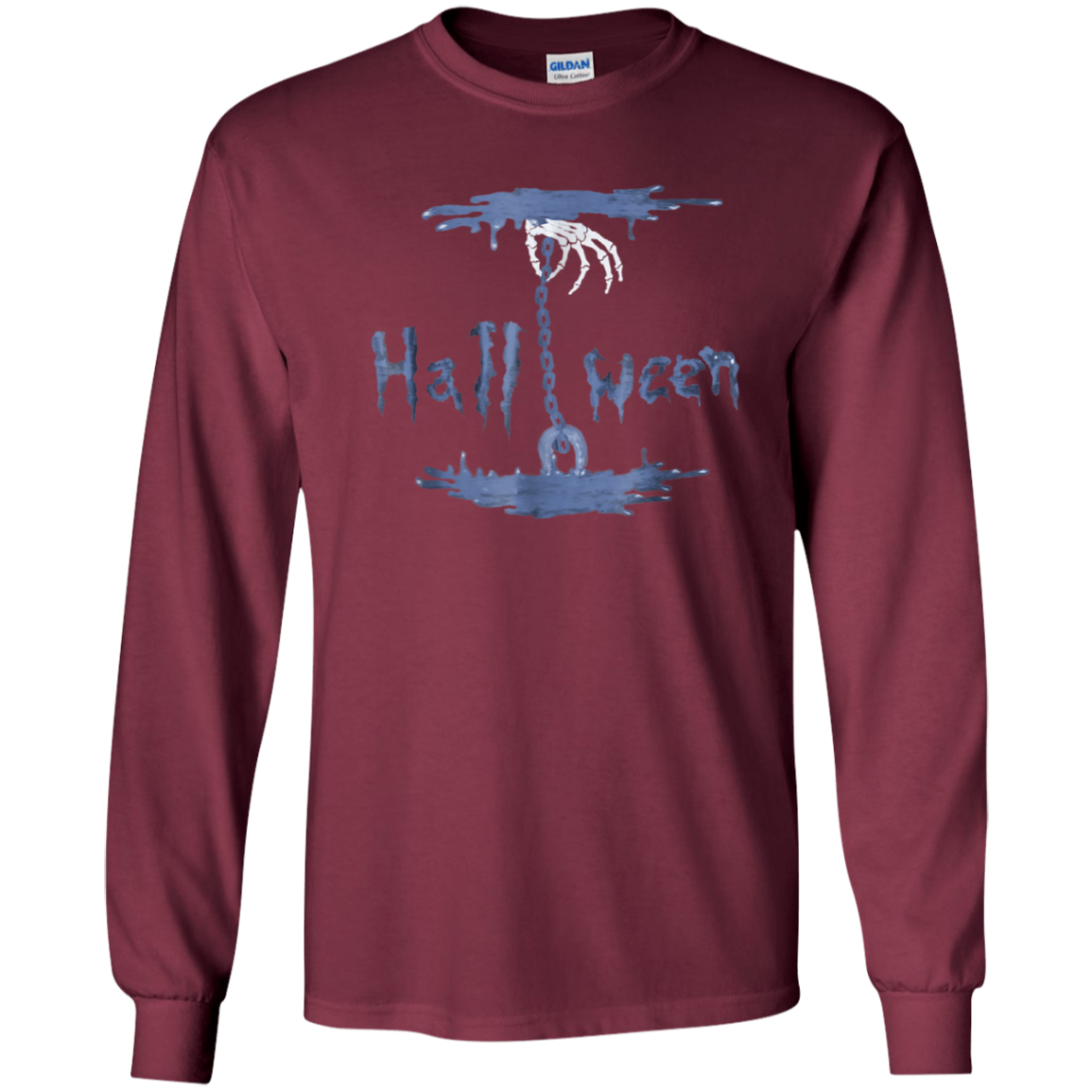 Funny Halloween Tshirt Skeleton hand Costume Tshirt Gift