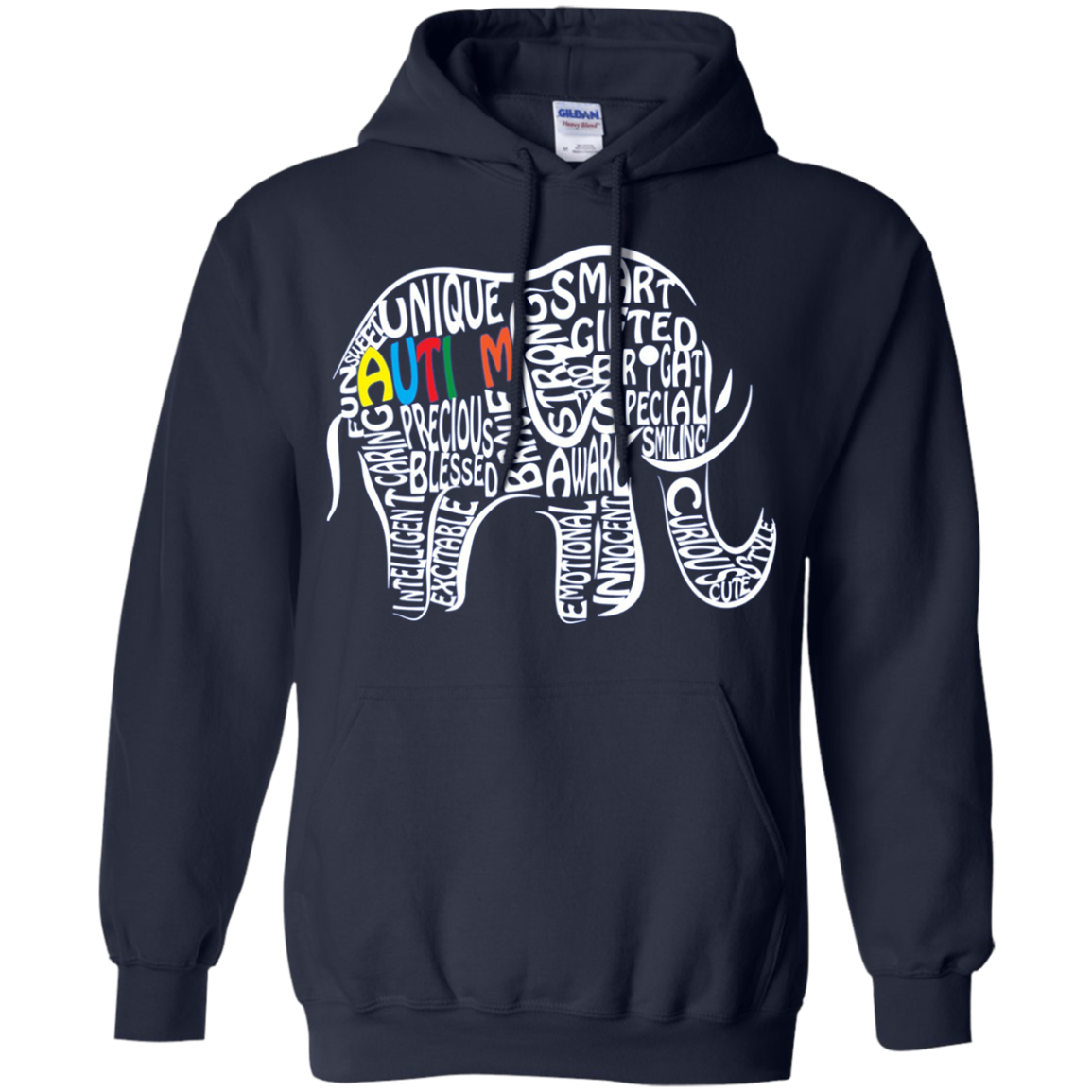 Autism Awareness Elephant Long Sleeve T Shirt