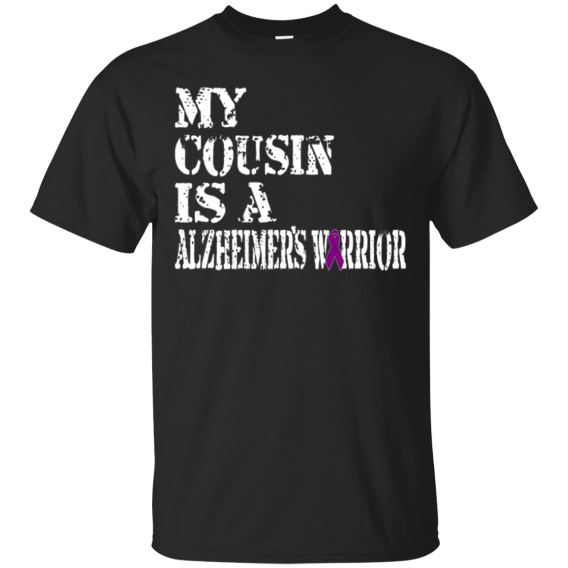 Alzheimer's Awareness Shirt For Brothers Purple Ribbon Tee