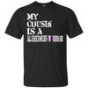 Image of Alzheimer's Awareness Shirt For Brothers Purple Ribbon Tee