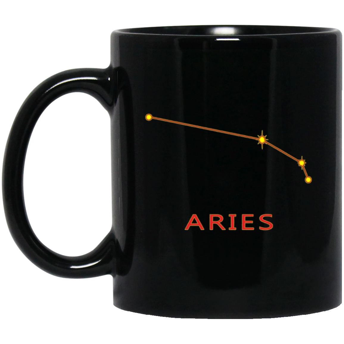 Aries Star Chart Zodiac Long Sleeve T-Shirt