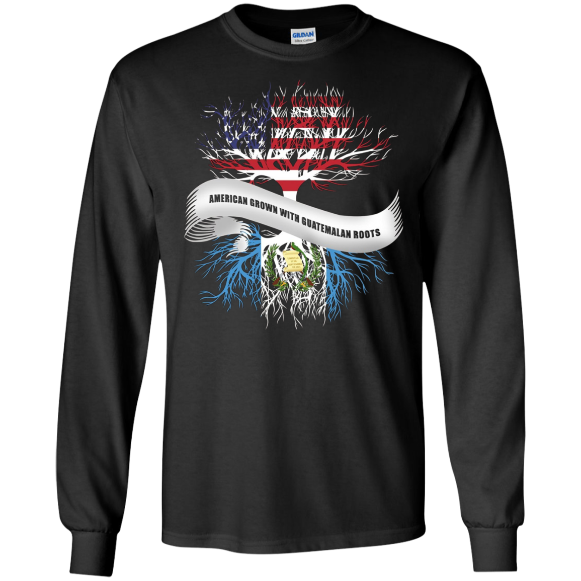 American Grown With Guatemalan Roots T-Shirt Guatemala Tee