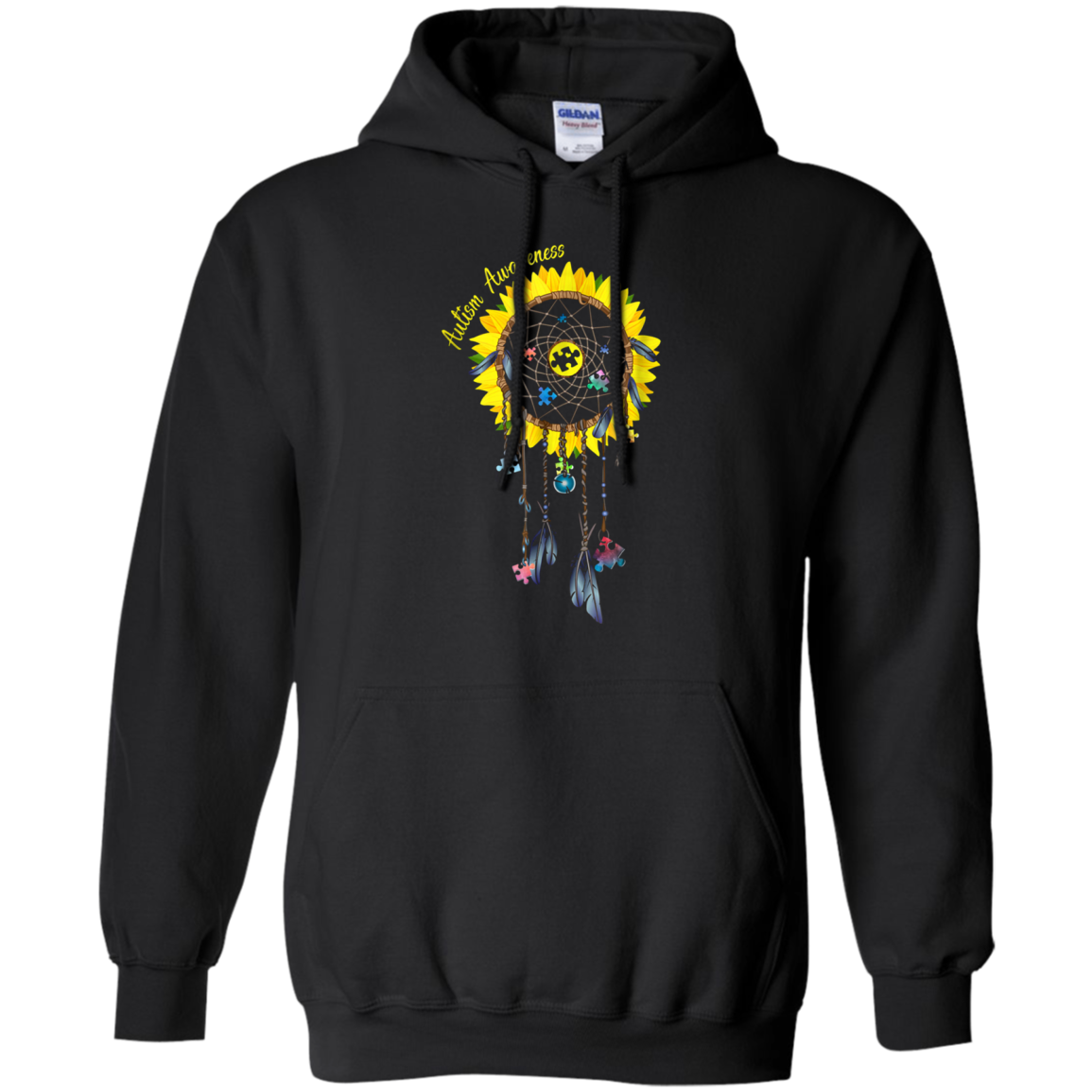 Autism Awareness Sunflower Dreamcatcher T-shirt