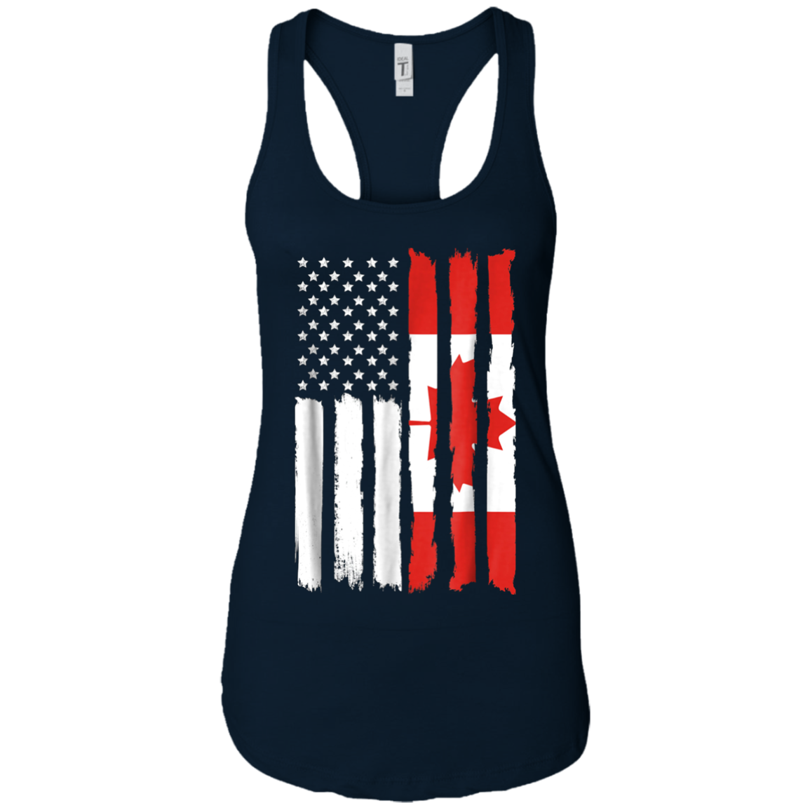 American Canada Patriotic Flag T-shirt