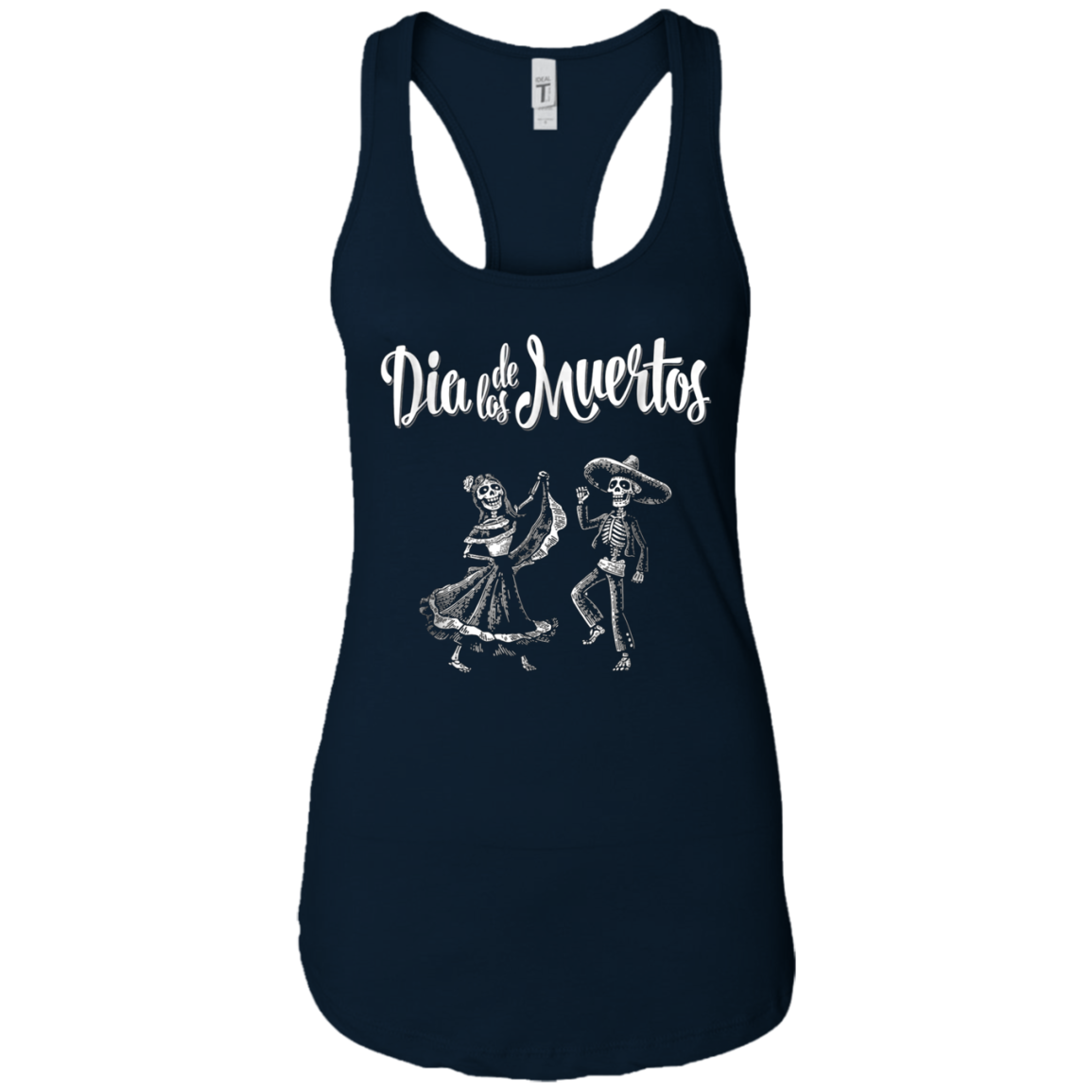 "Dia De Los Muertos" Dancing Mariachi Skeletons Tee Shirt