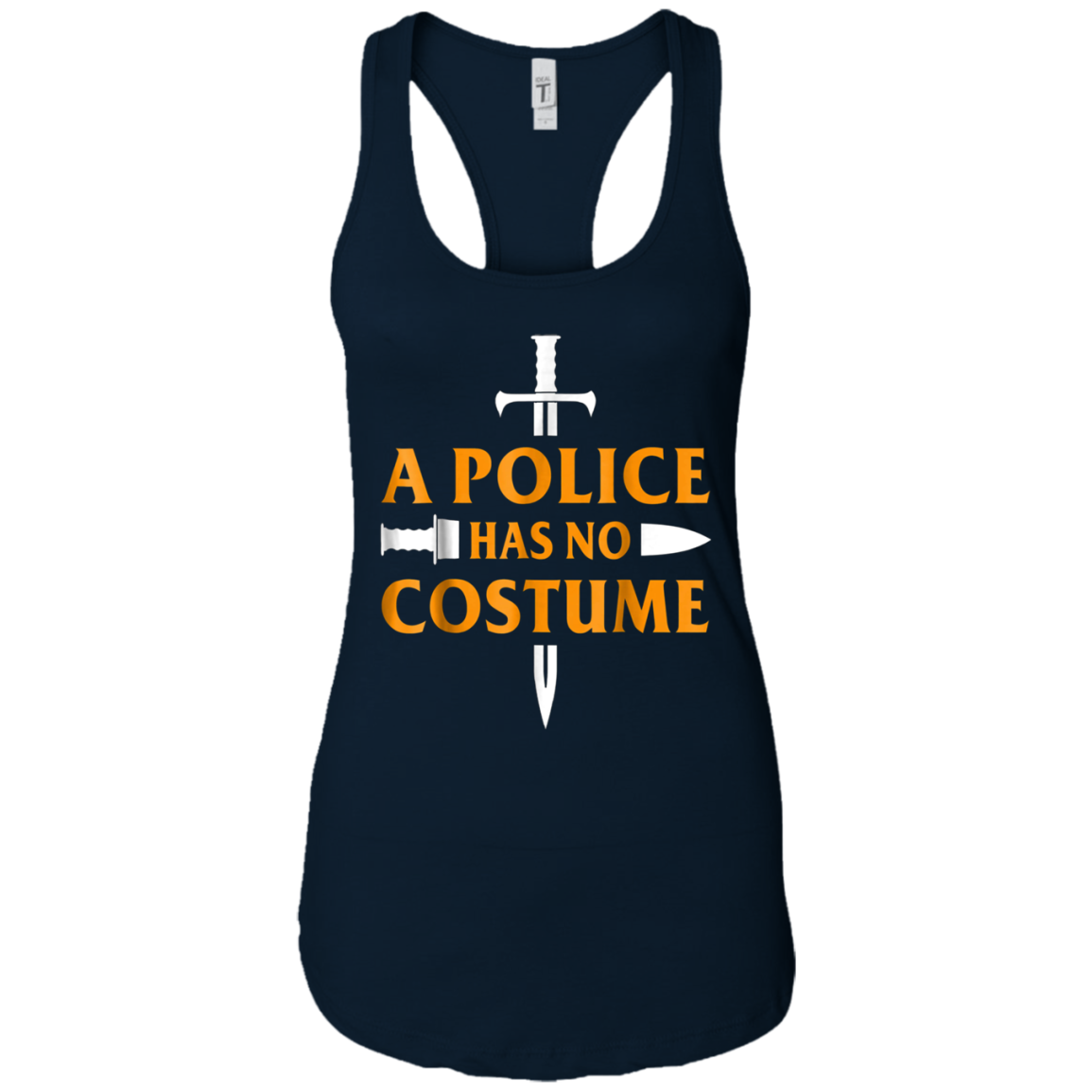 A Police Has No Costume Funny Halloween T-Shirt
