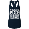 Image of Une place de femme est dans la résistance T-shirt manches longues