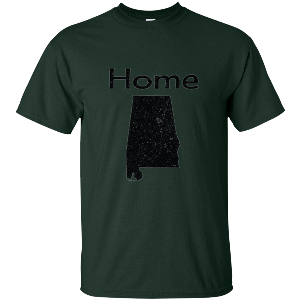 Alabama Distressed Home State light long sleeve t-shirt