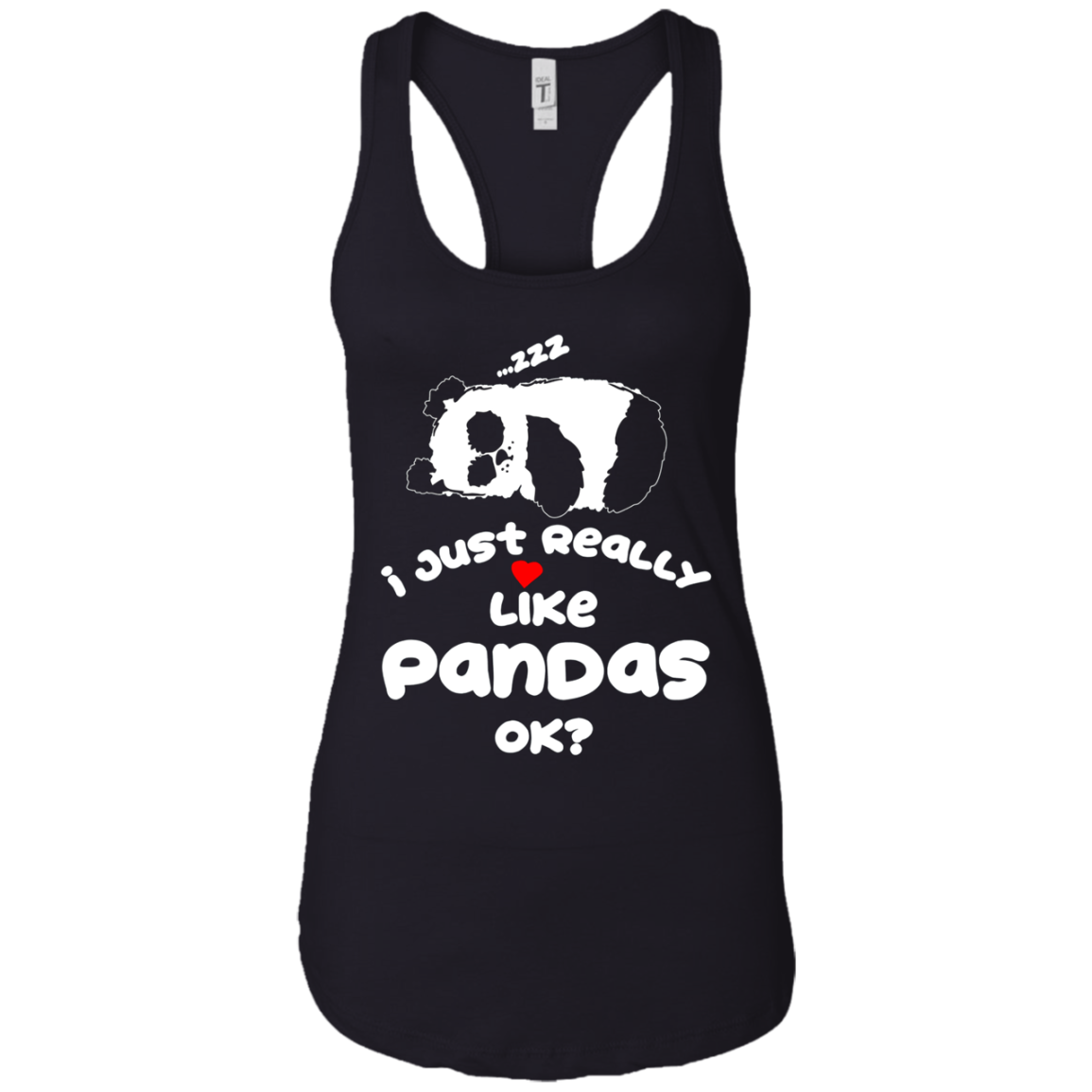 "I Just Really Like Pandas, Ok?" Chinese Panda Bear T-shirt