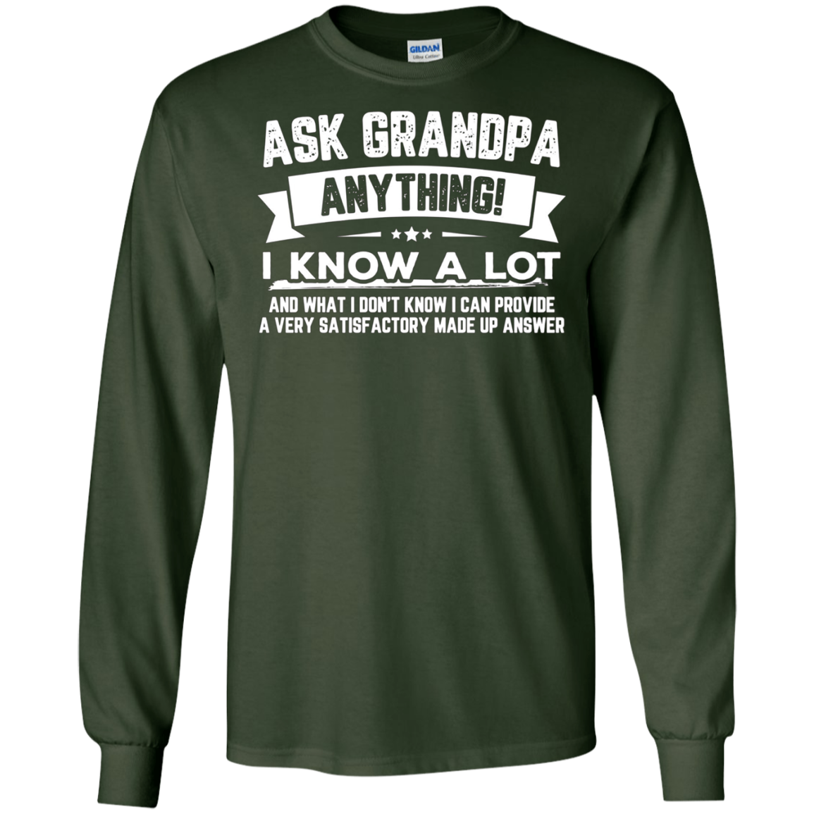 Ask Grandpa Anything Funny Father's Day T-Shirt Gift Smart