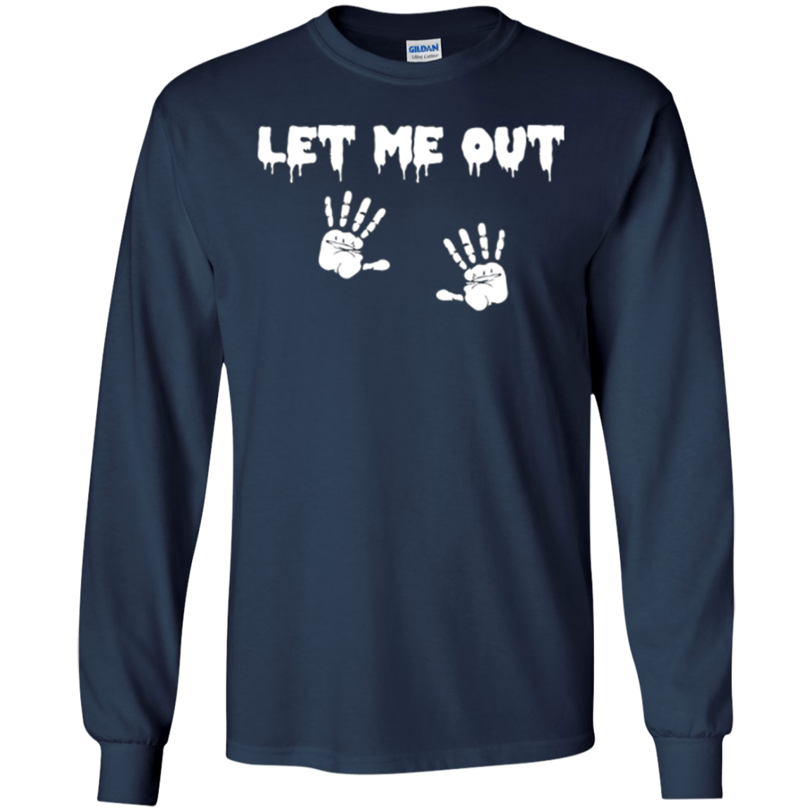 « Let Me Out » Grossesse Halloween Funny T-Shirt