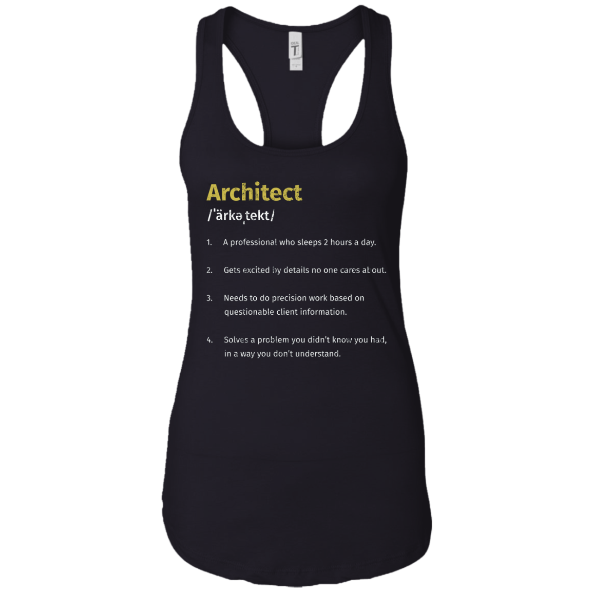 Architect Definition T-Shirt Architecture Distressed Tee
