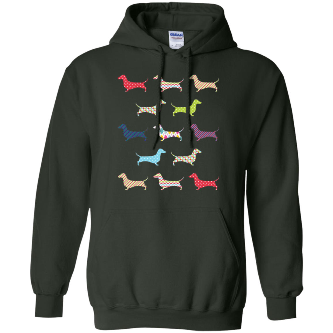 Christmas Wrapped Dachshund Funny Doxie T-Shirt