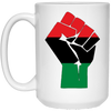 Image of Afro-American Fist salute Shirt African Heritage Symbol Tee