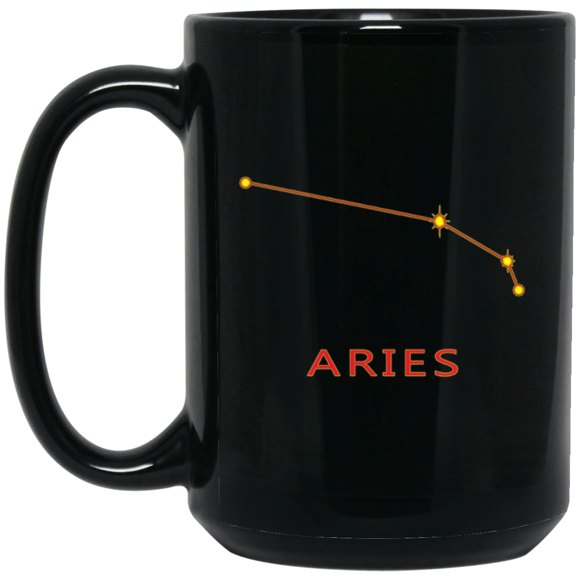 Aries Star Chart Zodiac Long Sleeve T-Shirt