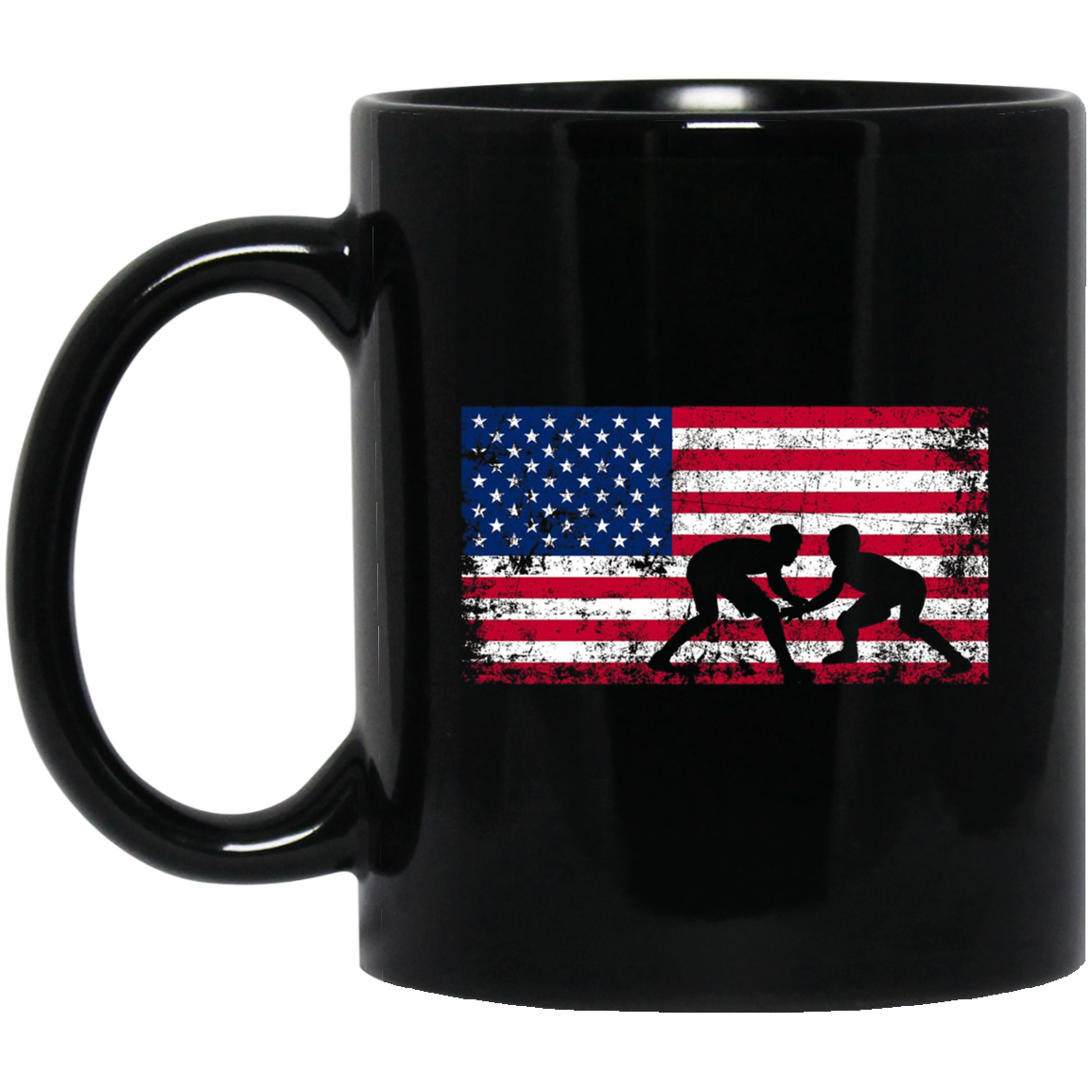American Flag Wrestling T-shirt Wrestling Gift