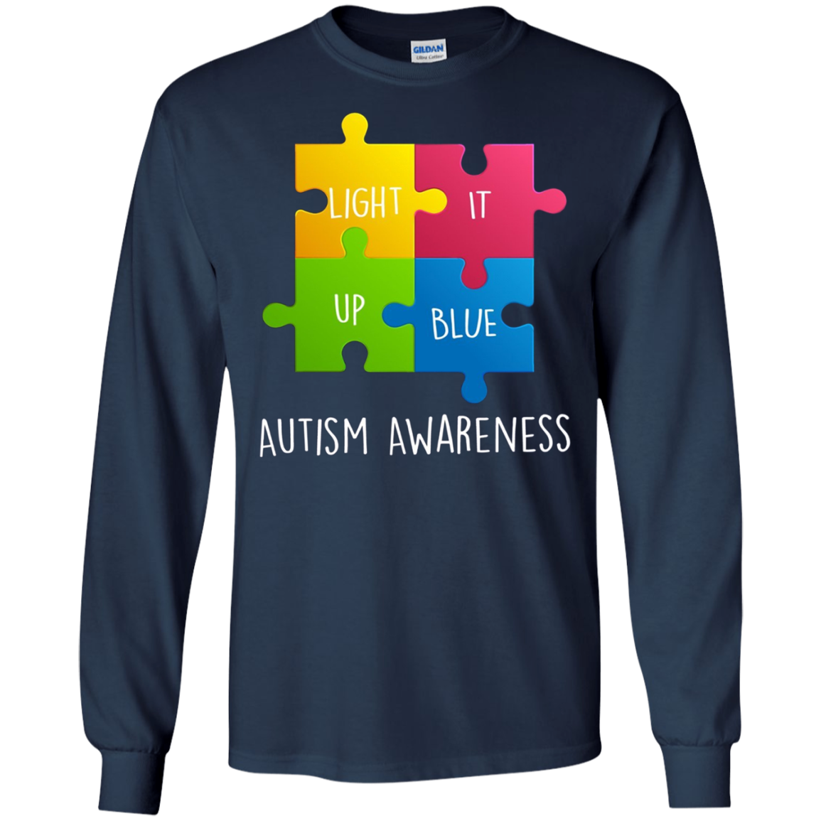 Autism Awareness Light it up Blue T-Shirt