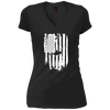 Image of American Flag T-Shirt For Helicopter Pilot Or Fan Patriotic
