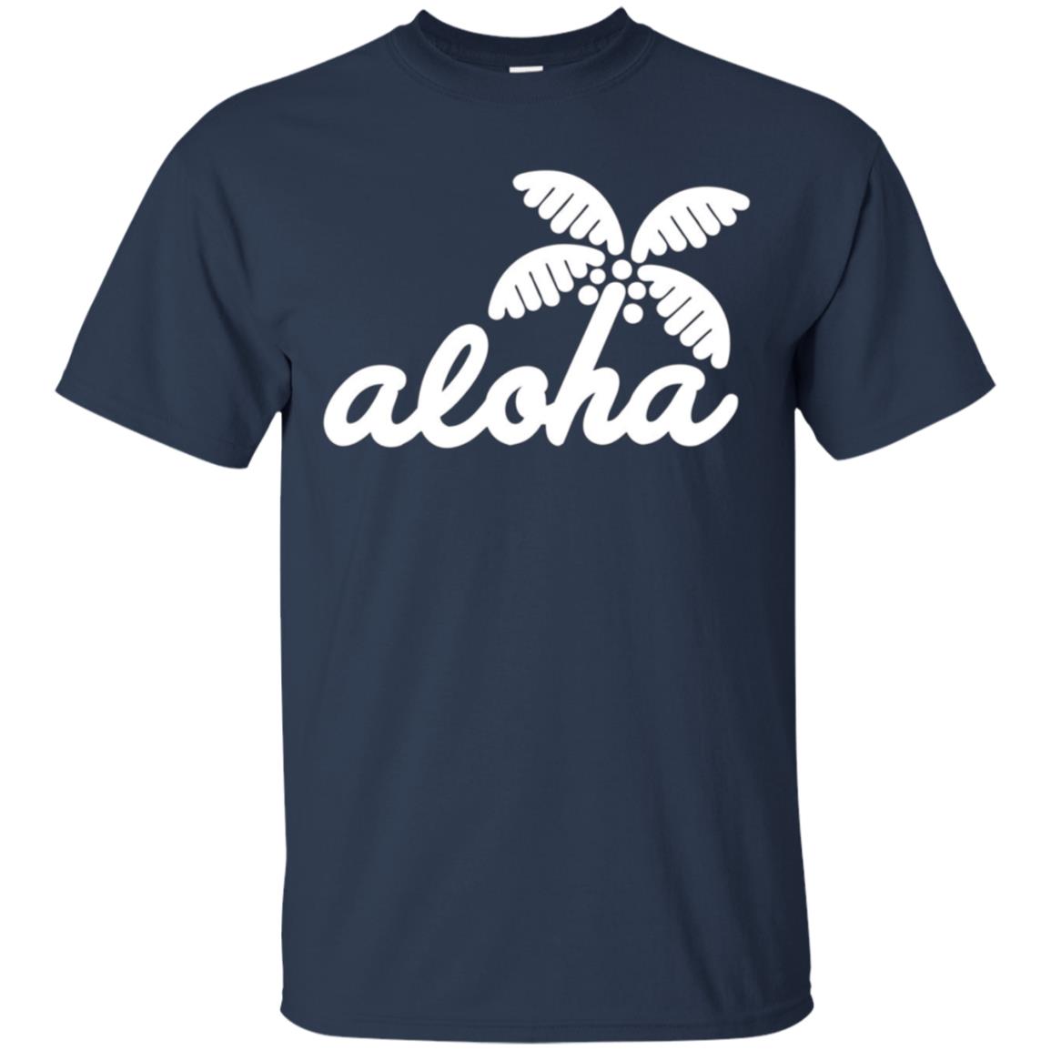 Aloha Palm Tree Simple Long Sleeve T-shirt