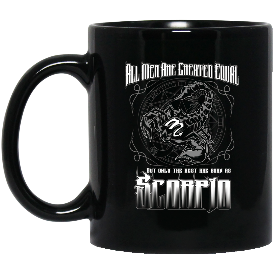 all men are created equal best are born scorpio tshirt men