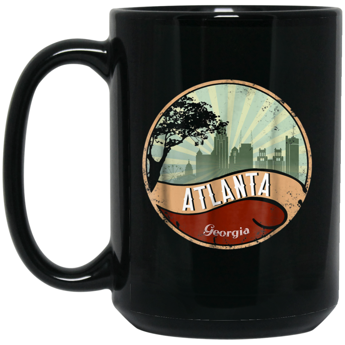 Atlanta Vintage Retro Design City Style T-Shirt