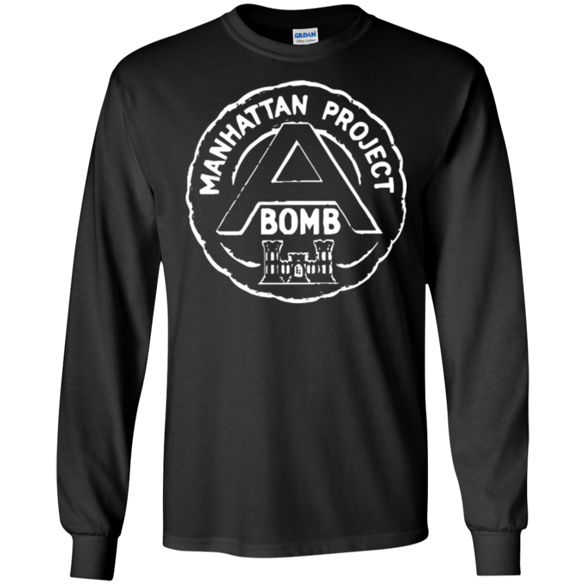 Atomic Bomb Manhattan Project T-Shirt White Print