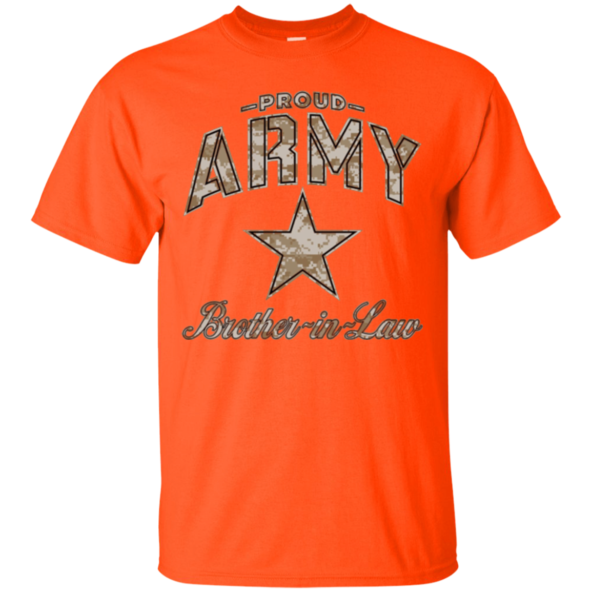 Army Brother-in-Law Shirts for Men and Boys (Camo)