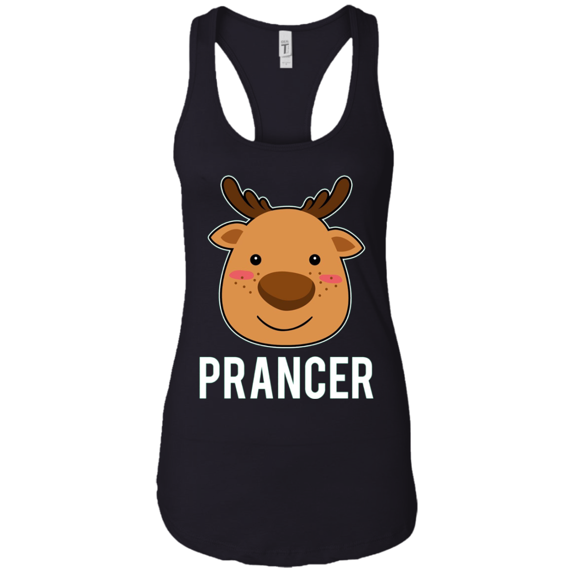 Santa Reindeer Prancer T-Shirt Christmas Group Costume Tee