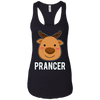Image of Santa Reindeer Prancer T-Shirt Christmas Group Costume Tee