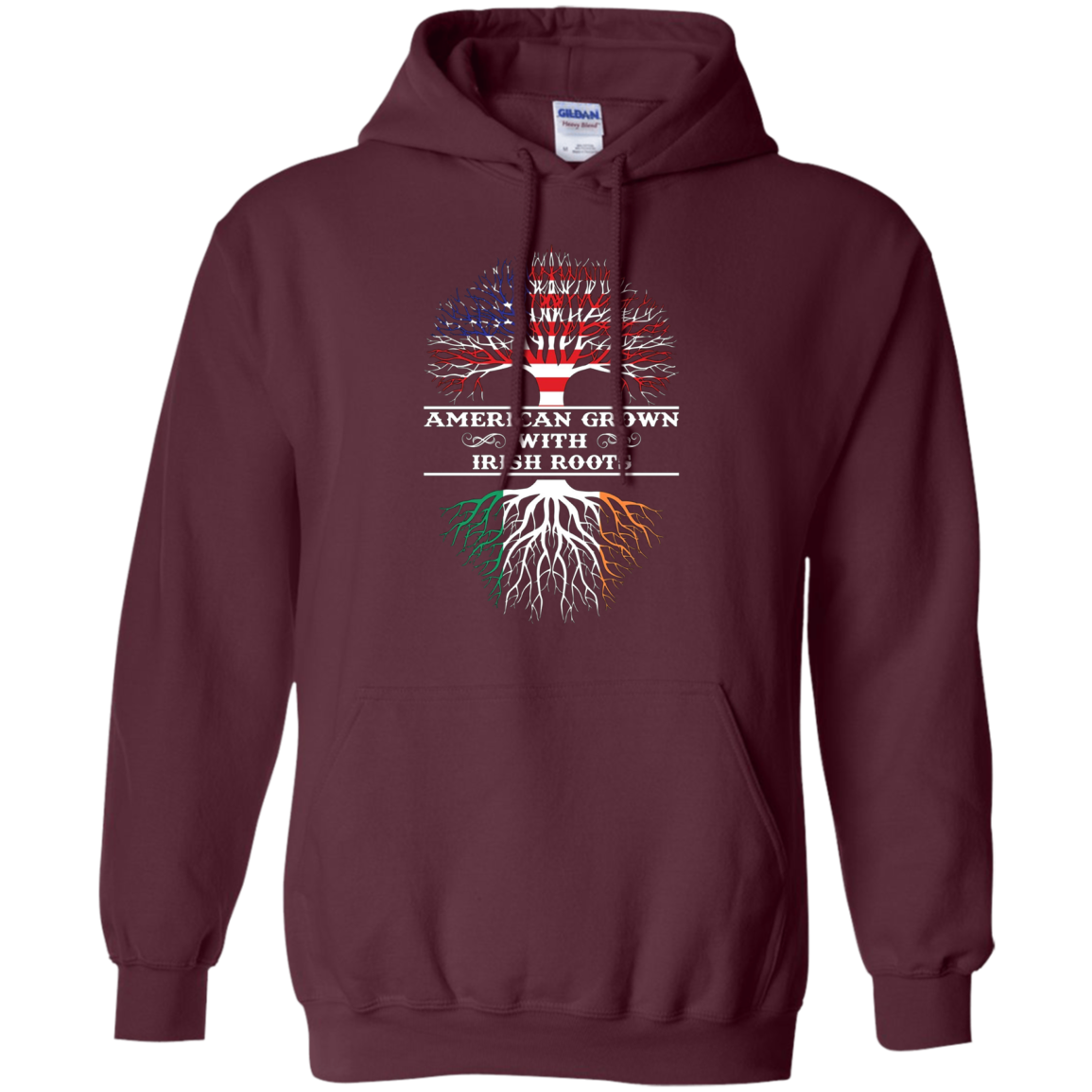 American Grown With Irish Roots Tee Shirt