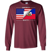 Image of American Haitian Flag Stars T-Shirt Great Gift Tee