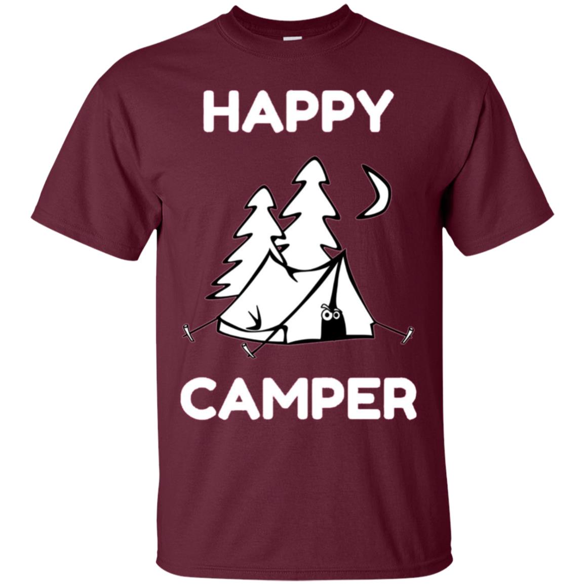 Funny Happy Camper Shirt for Kids, Men, Women, Toddler