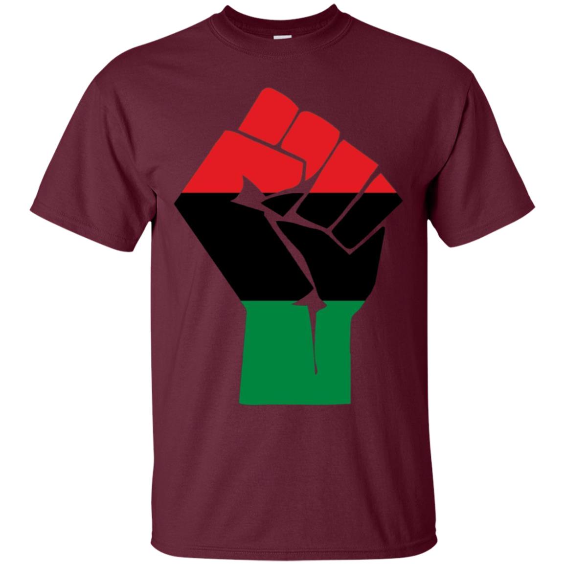 Afro-American Fist salute Shirt African Heritage Symbol Tee