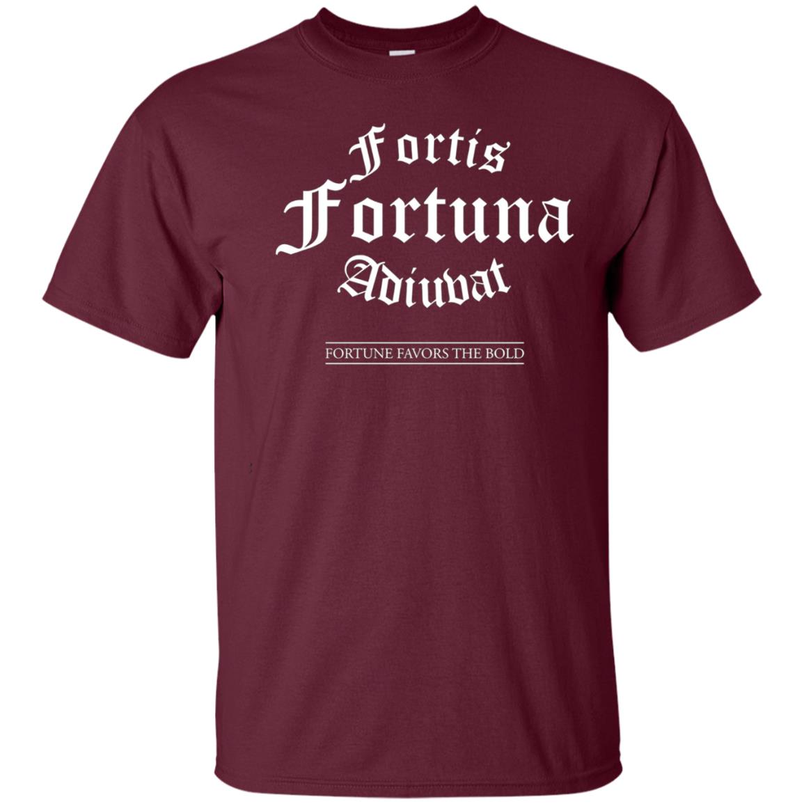 "Fortis Fortuna Adiuvat" Latin Quote T-Shirt