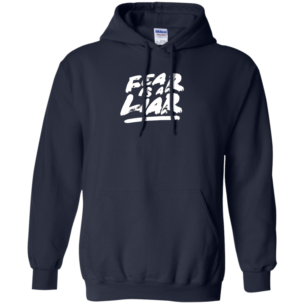 "Fear Is A Liar" T-shirt Success Wins Positive Thinking Tee